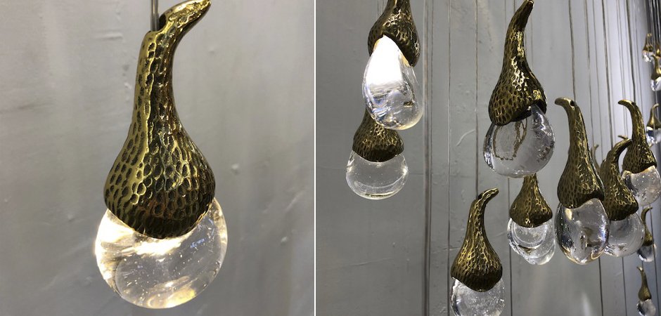 Люстра OCHRE Seed Cloud installation