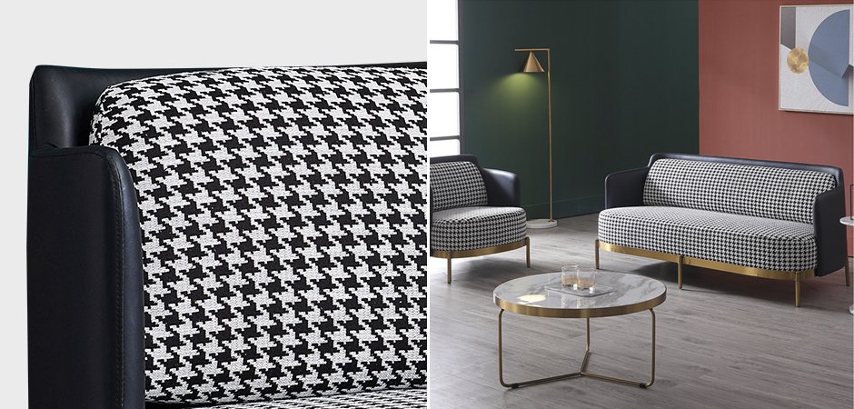 Диван Pied de poule Gray Sofa