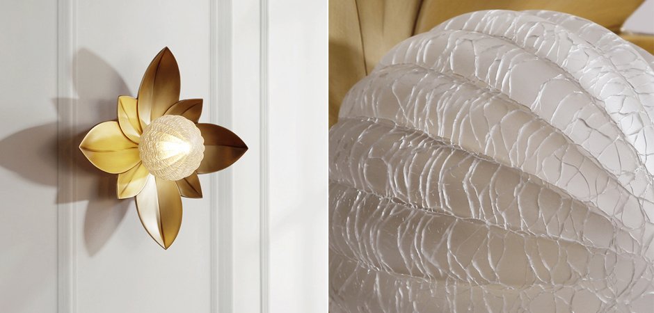 LOTUS Wall Lamp II Бра форме листьев лотоса