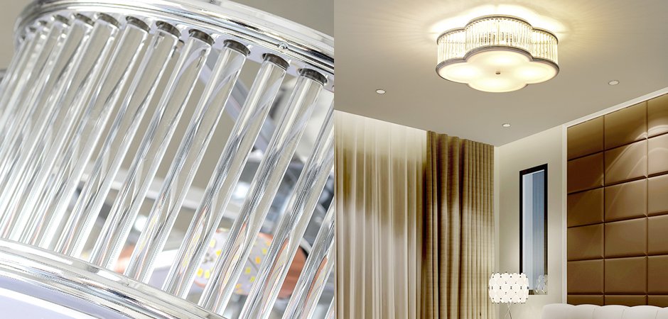 Потолочный светильник Alexa Hampton BASIL Хром