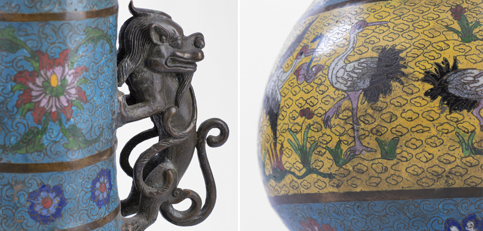 Антикварная Китайская Ваза Бронза