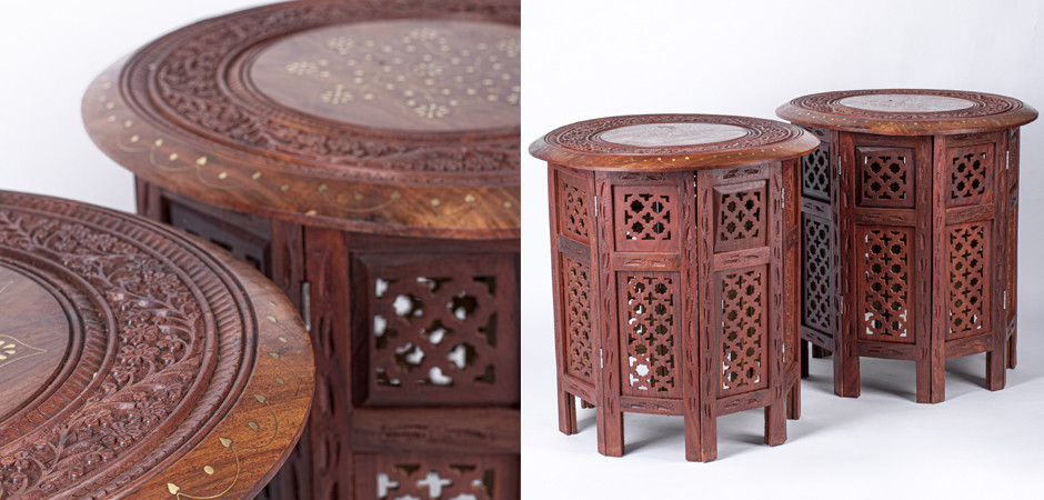 Столик Indian inlay Table