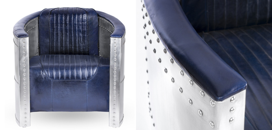 Кресло Aviator Tomcat chair Blue