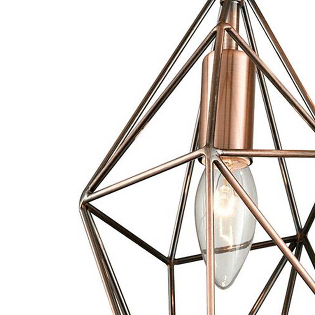 Люстра Volumetric Polygons Copper