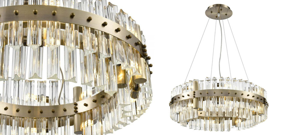 Люстра Glass Angular Tubes