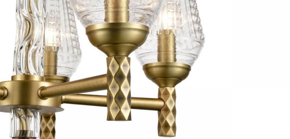 Люстра Ribbed Chandelier