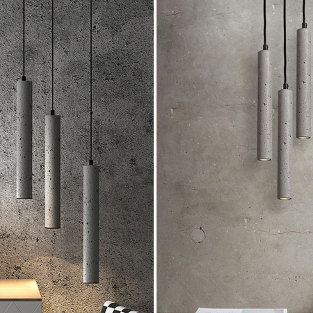 Подвесной светильник Concrete Pipe