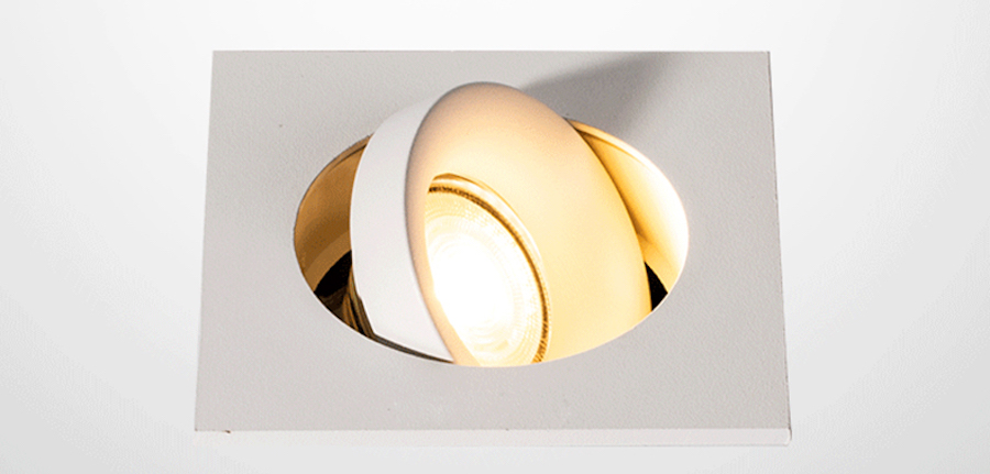 Встраиваемый спот TIMA c поворотом Белый