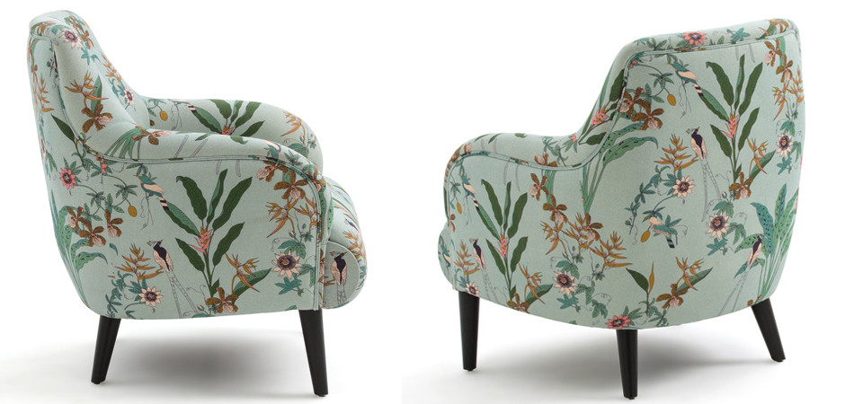 Кресло Lipstick Fauteuil melange lin