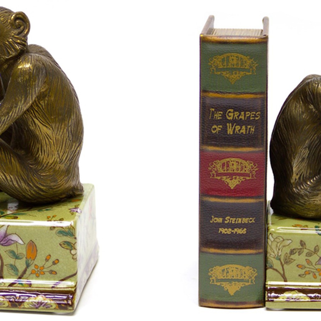 Держатель для книг Bronze Monkeys