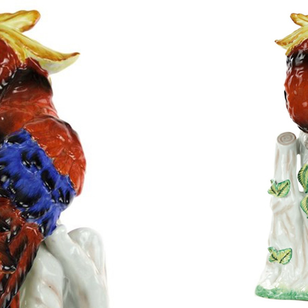 Статуэтка Porcelain Red Parrot