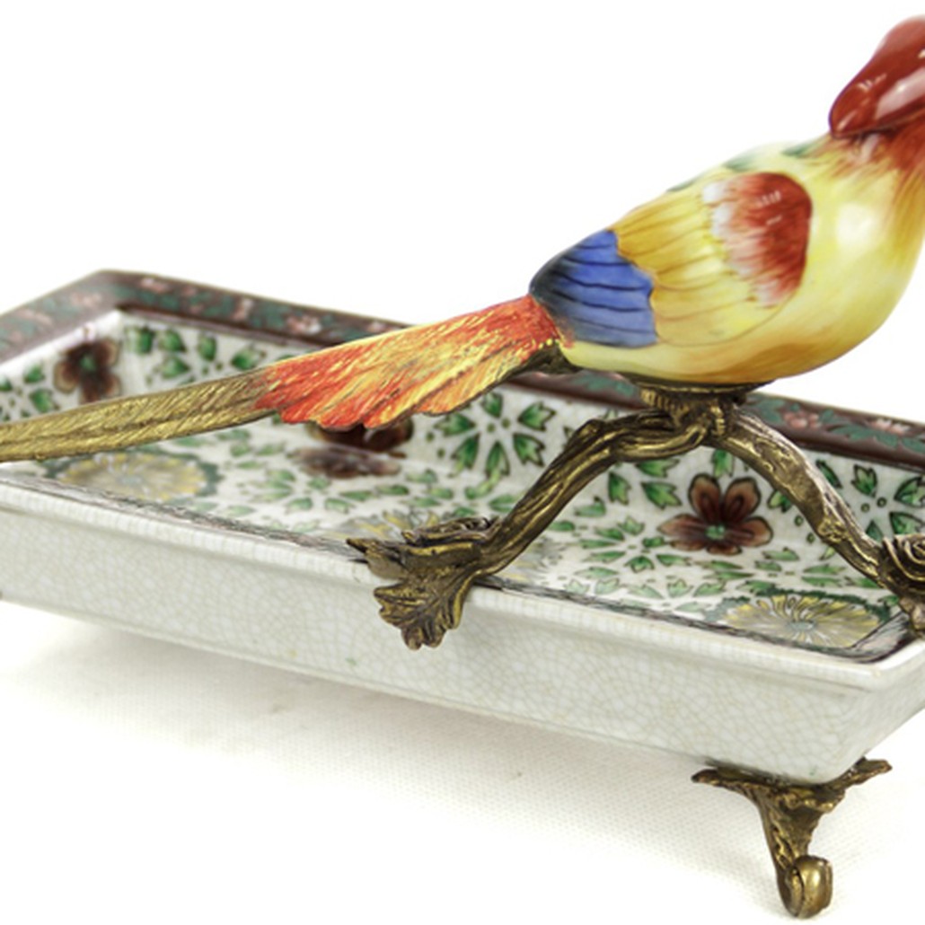 Блюдо Red Yellow Bird