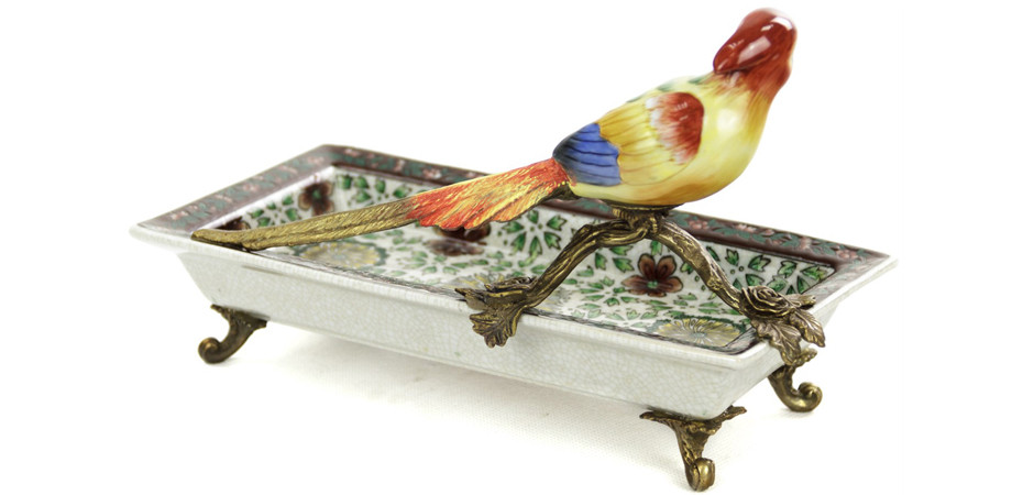 Блюдо Red Yellow Bird