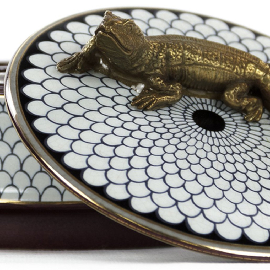 Шкатулка Box Bronze Lizard