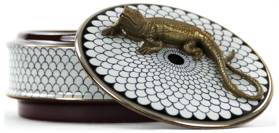 Шкатулка Box Bronze Lizard
