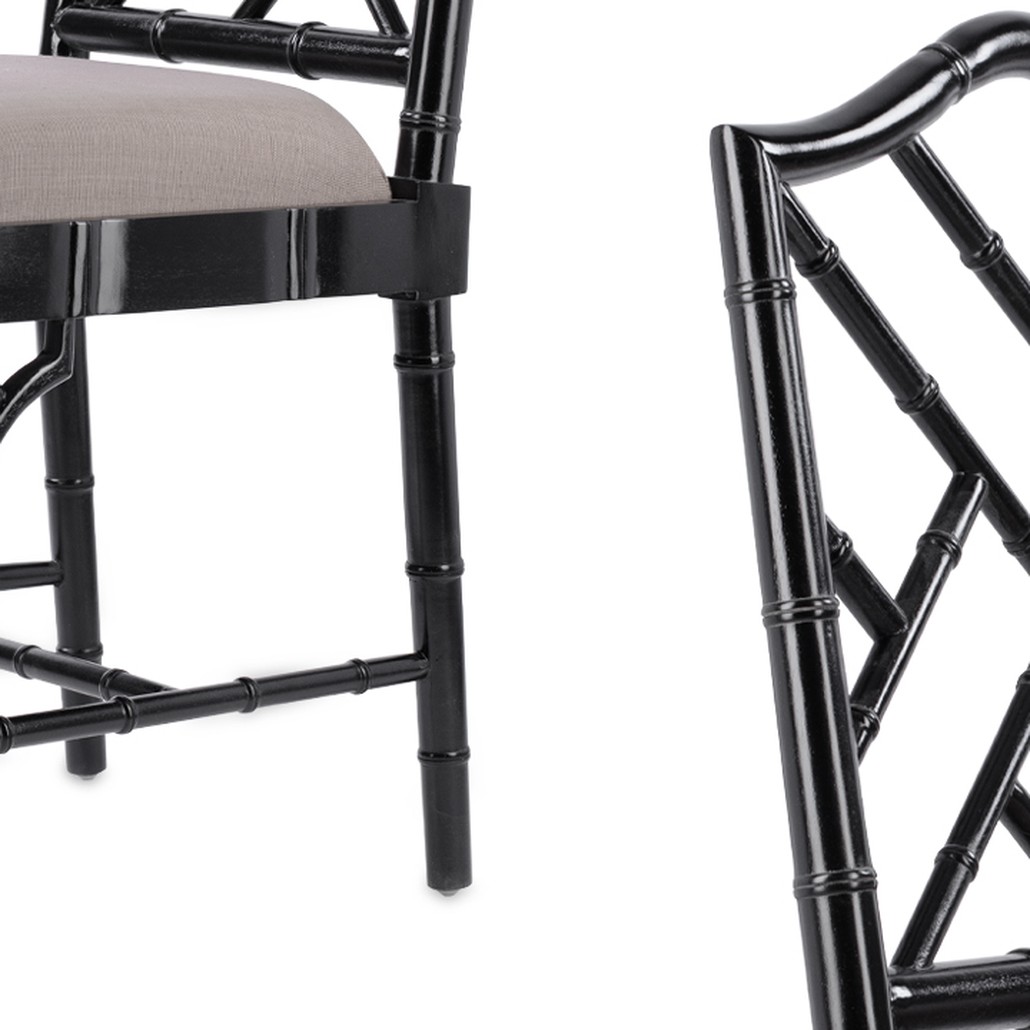 Black Chippendale Chair