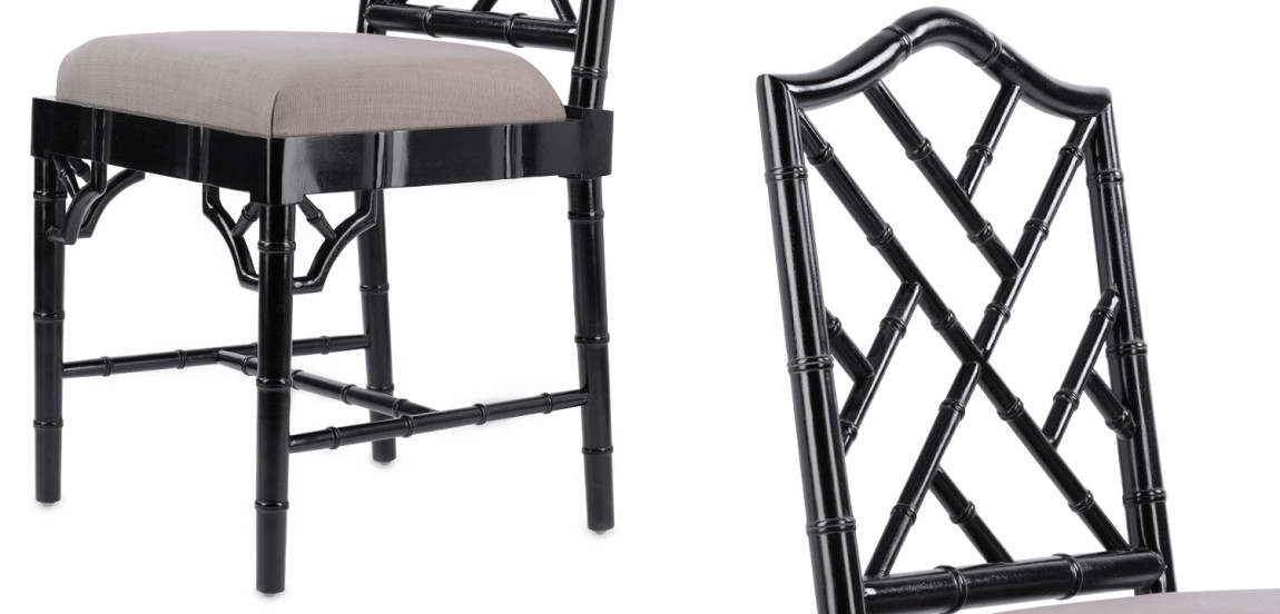 Black Chippendale Chair