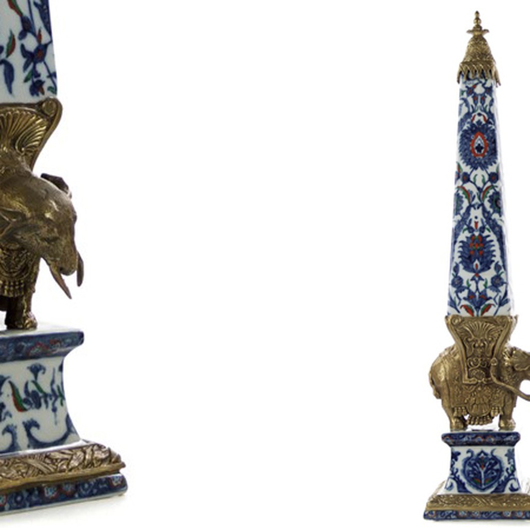 Статуэтка Painted Obelisk Elephant