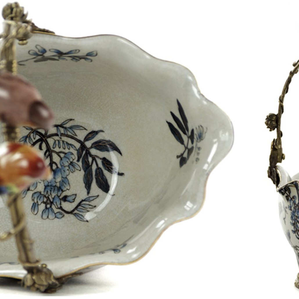 Чаша Basket with Birds on Handle