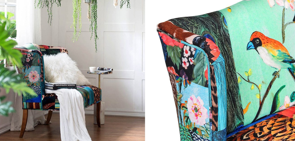 Диван Leopard spots & Bird