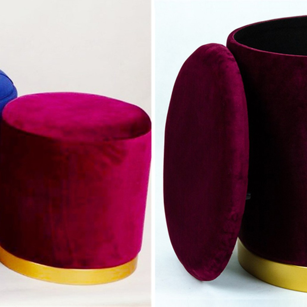 Пуф Fine Burgundy