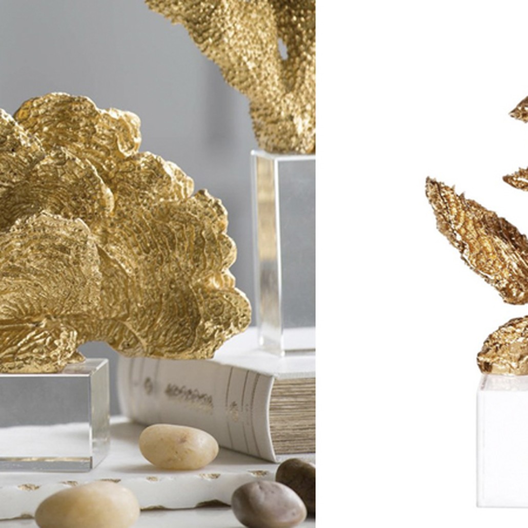 Статуэтка Gold Coral Fan
