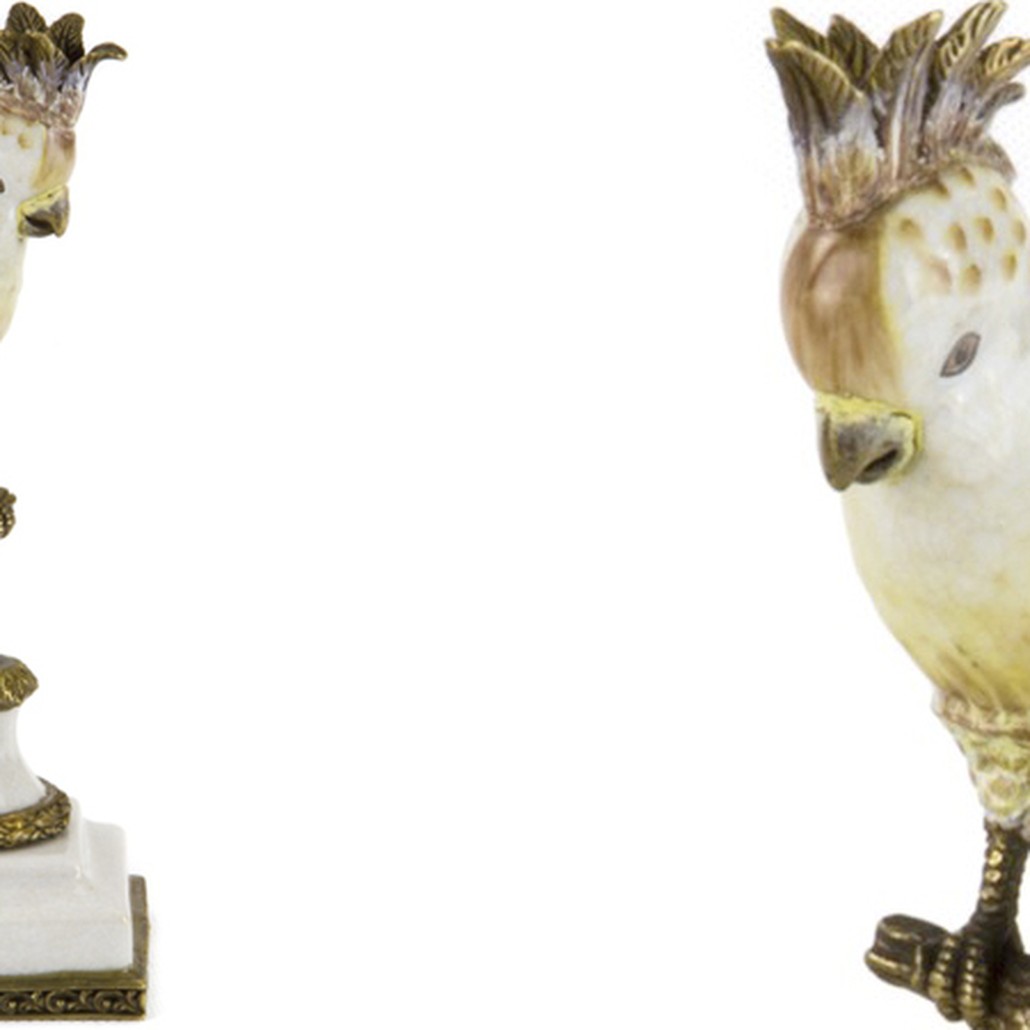 Статуэтка White Crested Parrot