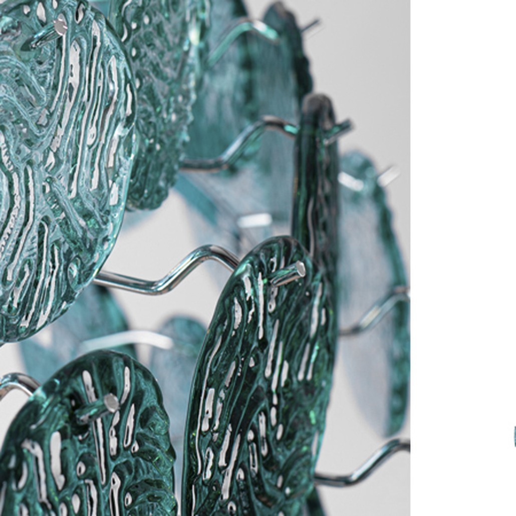 Люстра зеленое стекло Lighting Braithwell Chandelier