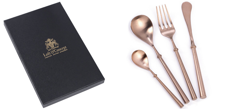 Столовые приборы Ring Handle Copper