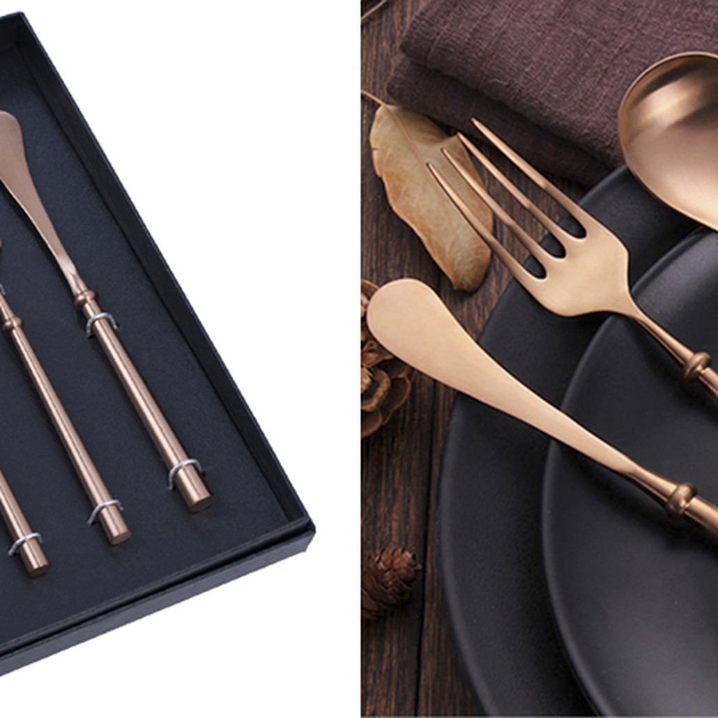 Столовые приборы Ring Handle Copper