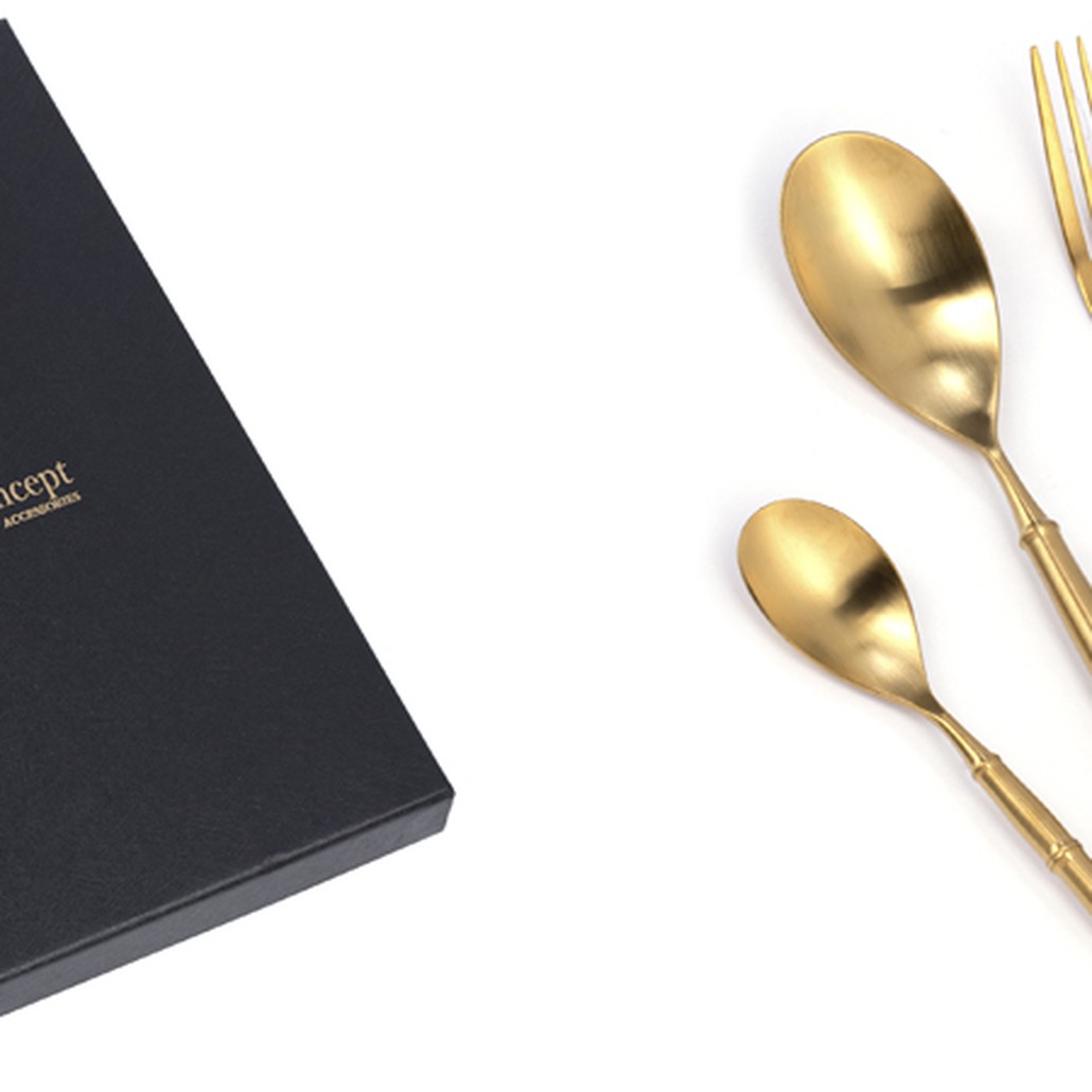 Столовые приборы Bamboo Gold