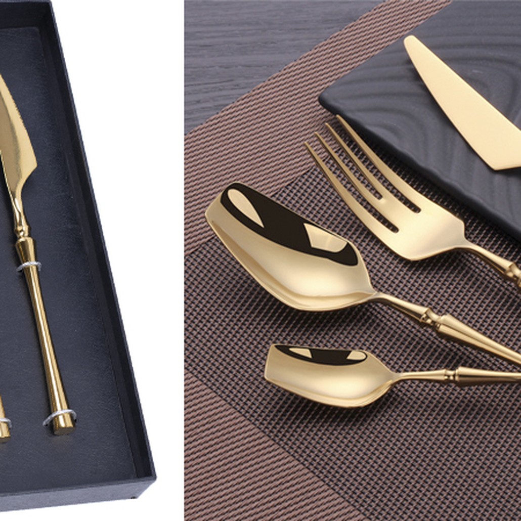 Столовые приборы Soft Forms Gold