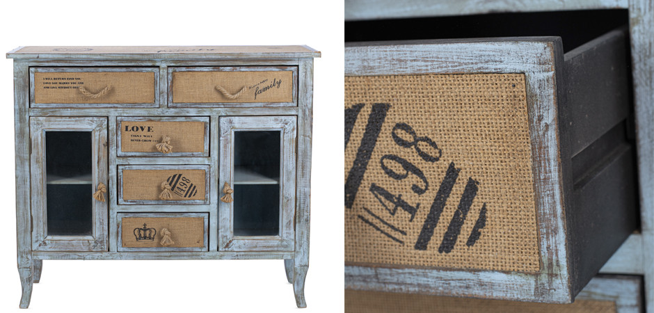 Комод в стиле прованс Beige-Blue Provence