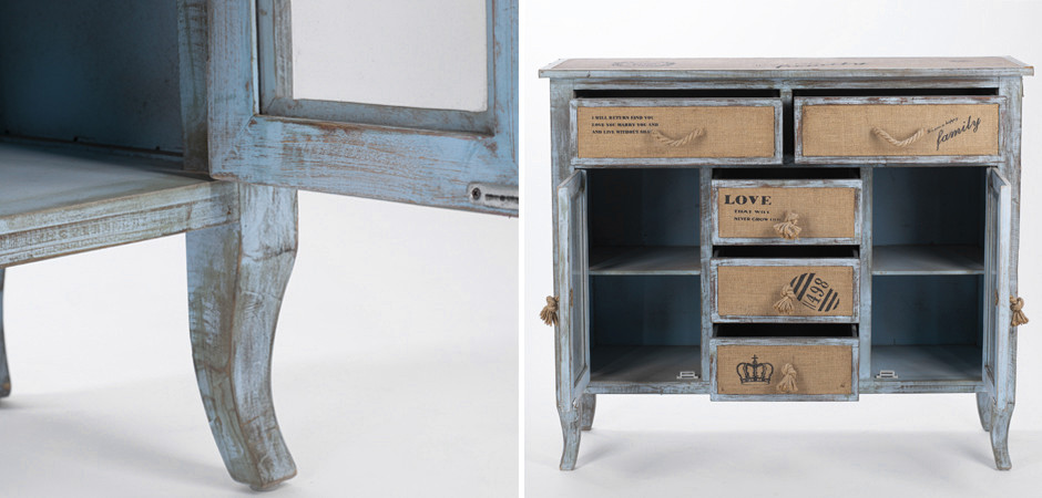 Комод в стиле прованс Beige-Blue Provence