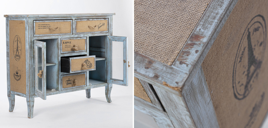 Комод в стиле прованс Beige-Blue Provence