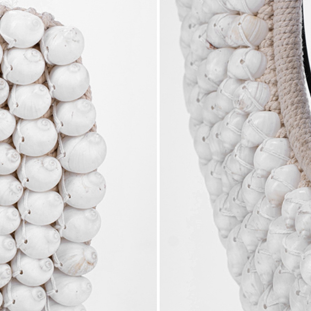 Ожерелье из ракушек на подставке Round Shell Necklace