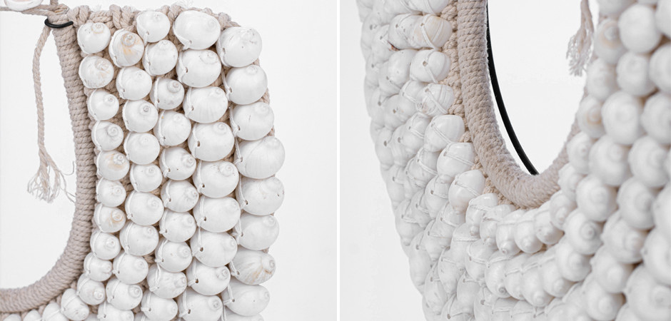 Ожерелье из ракушек на подставке Round Shell Necklace