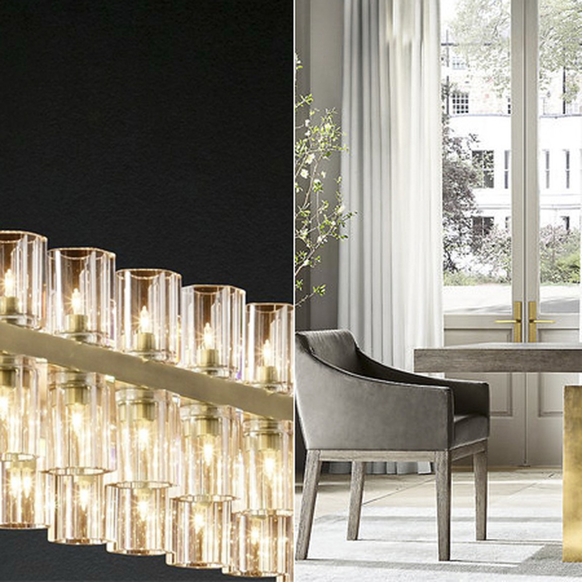 Люстра Arcachon Linear Chandelier