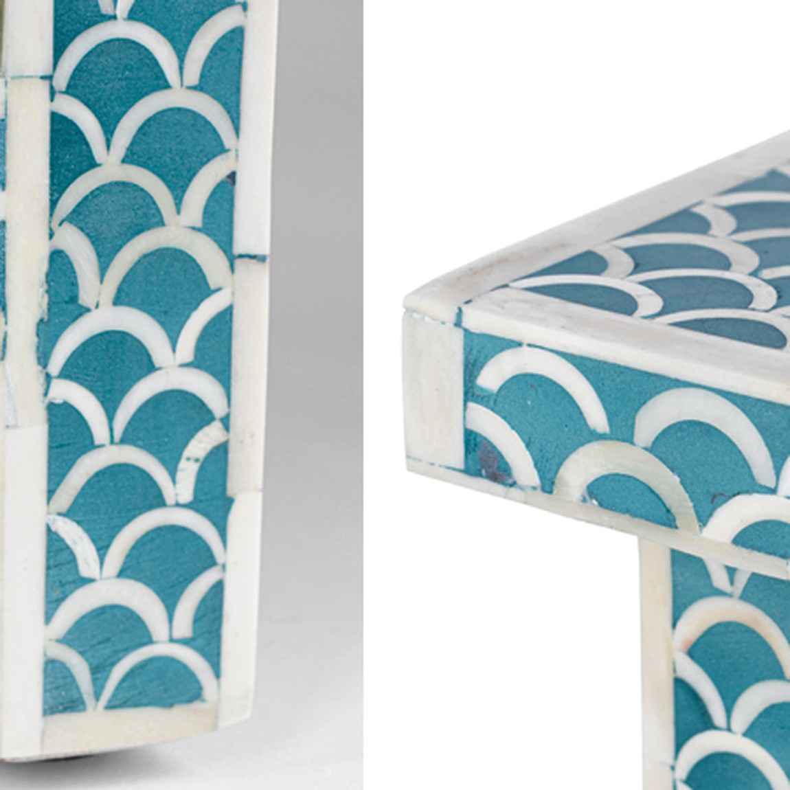 Тумба bone fish scale inlay cupboard