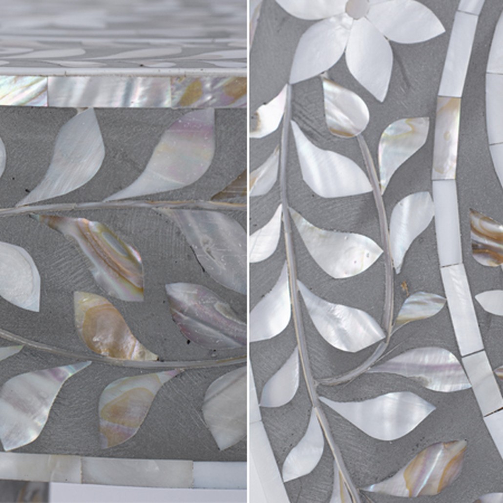 Столик MOTHER OF PERAL INLAY STOOL