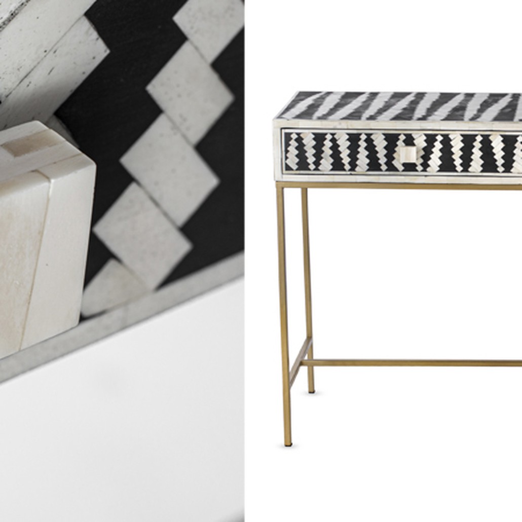 Консоль Mandika Bone Inlay Console
