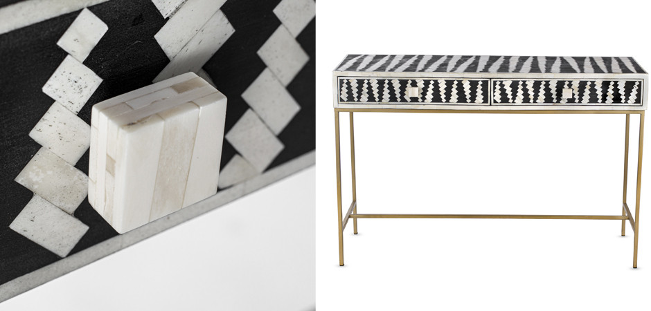 Консоль Mandika Bone Inlay Console