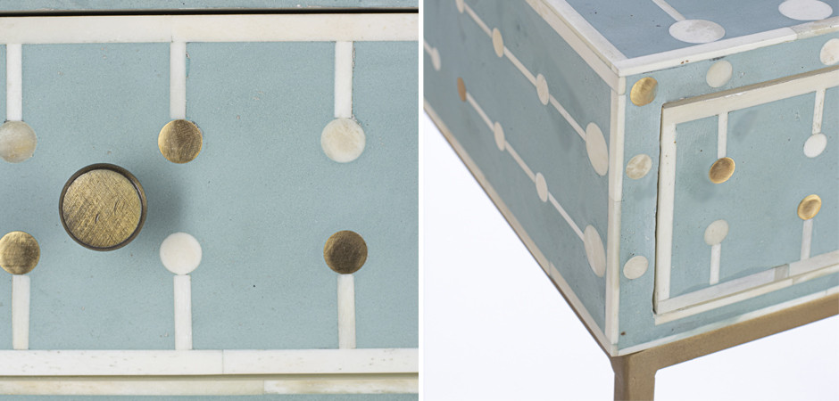 Консоль Sprout Bone Inlay Console 1 DRAWER