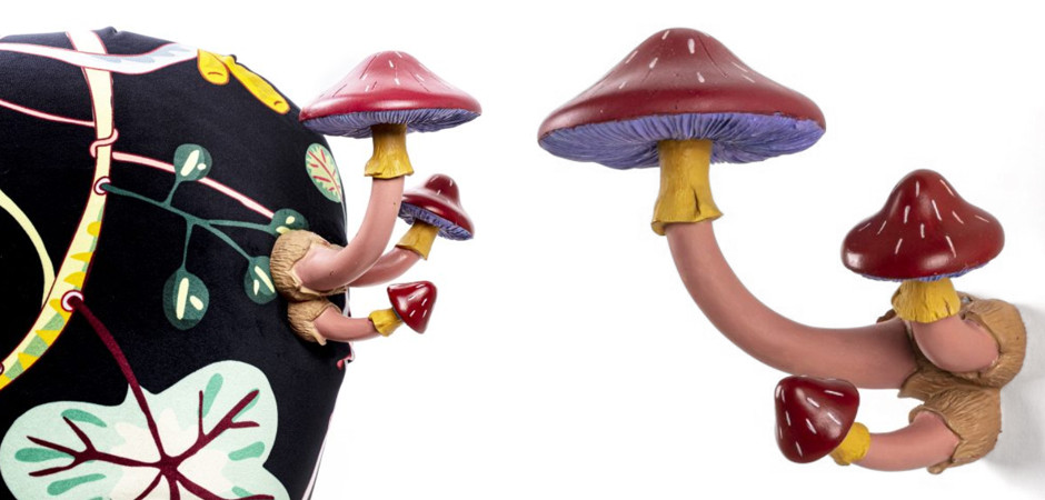 Аксессуар Seletti Hangers Mushroom Coloured