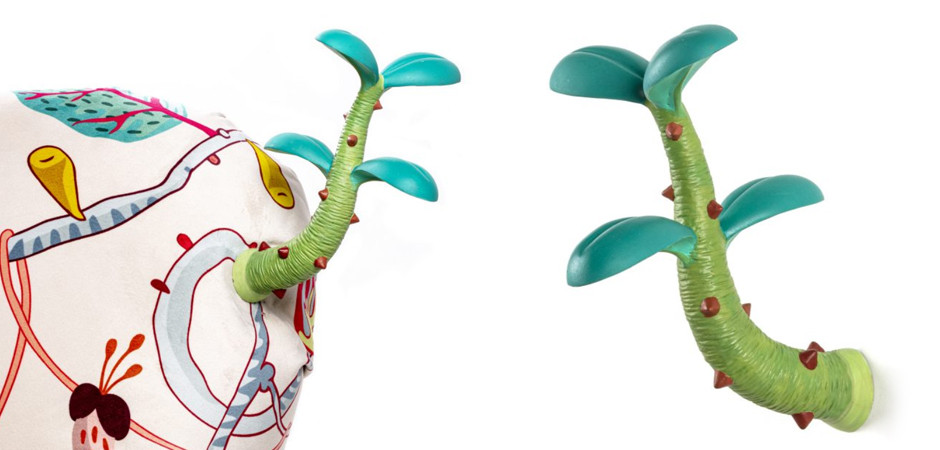 Аксессуар Seletti Hangers Sprout Medium Coloured L