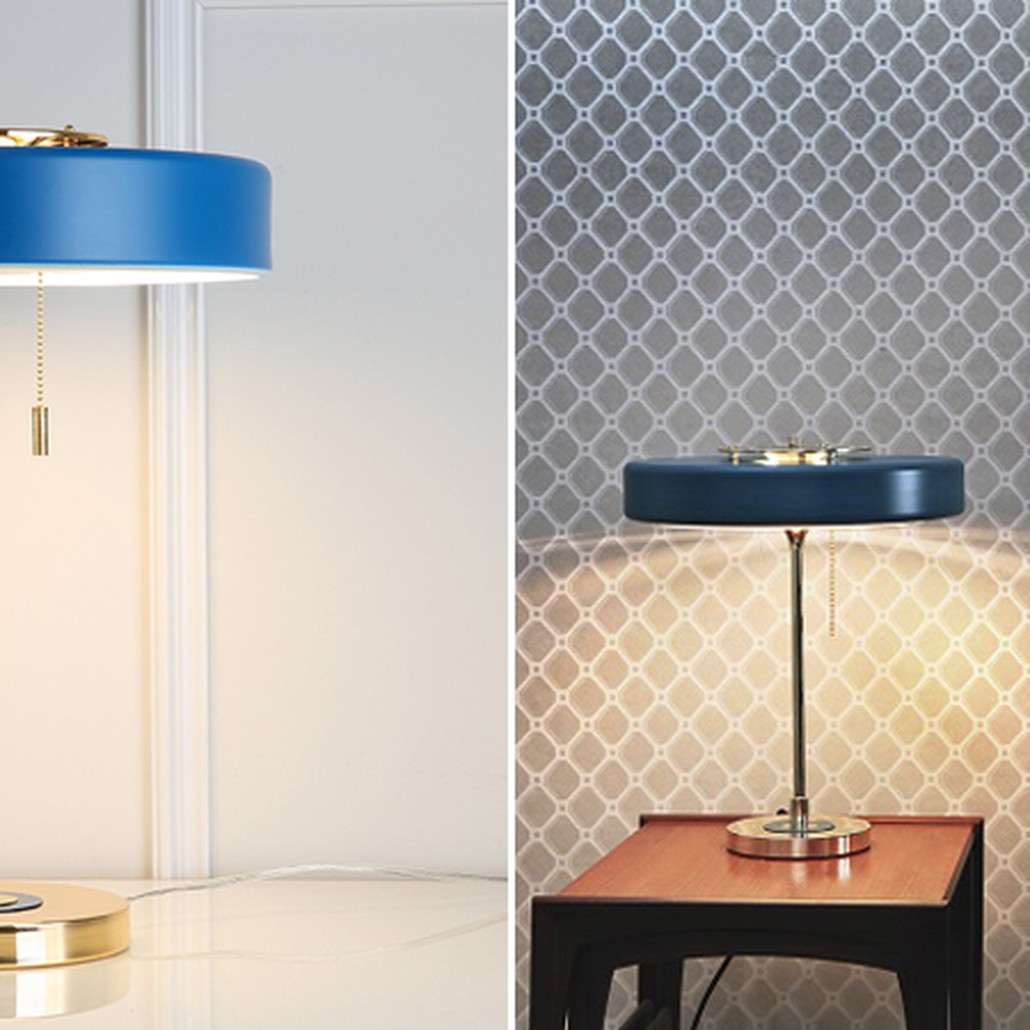 Настольная Bert Frank Revolve Table Lamp Blue