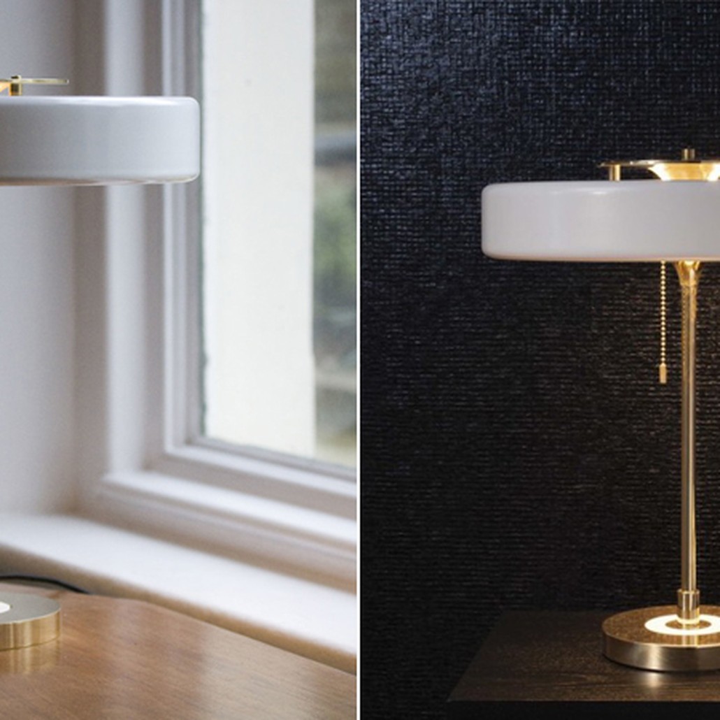 Настольная Bert Frank Revolve Table Lamp White