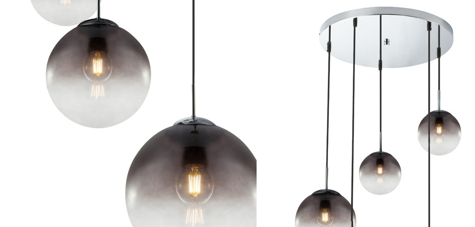 Люстра Ball Sunrise Pendant lamp smok 5 плафона