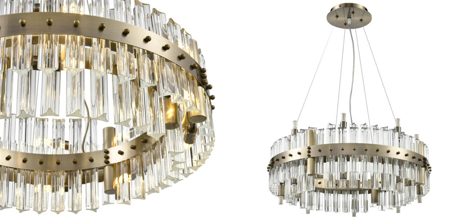 Люстра Saturno Not Baroncelli Bronze Chandelier