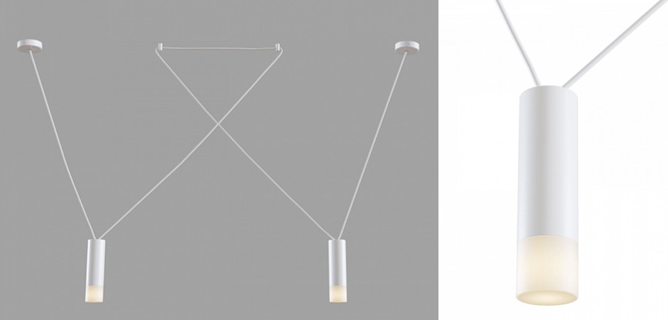 Wireflow LED White Suspension lam 2 патрона